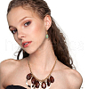 18Pcs 9 Styles Natural Green Aventurine & Amethyst & Rose Quartz Connector Charms PALLOY-HY00037-7