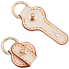 Gorgecraft 1 Pair Leather Bag Anti-wear Buckles DIY-GF0007-61-1