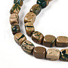Natural Verdite Stone Beads Strands G-N346-04A-06-4