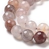 Natural Quartz Beads Strands G-E571-02B-3