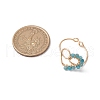 Natural Apatite Cuff Rings RJEW-TA00206-02-3