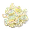 UV Plating Luminous Acrylic Beads OACR-R261-01A-1