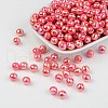 Faceted Colorful Eco-Friendly Poly Styrene Acrylic Round Beads SACR-K001-6mm-65-2