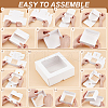 Square Kraft Paper Storage Gift Boxes CON-WH0095-100C-01-4