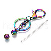 Alloy Bar Beadable Keychain for Jewelry Making DIY Crafts KEYC-A011-01M-3