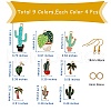 DIY Cactus Dangle Earrings Making Kit DIY-SZ0006-35-2