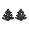 Christmas Tree Polymer Clay Rhinestone Beads CLAY-NH0001-14D-1