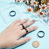 4Pcs 4 Styles Stainless Steel Grooved Finger Ring Settings STAS-LP0001-43EB-03-3
