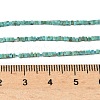 Natural HuBei Turquoise Beads Strands G-G271-G05-1x1.5mm-5