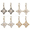 Glass Seed Beads Leberback Earring EJEW-MZ00346-2