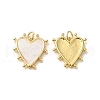 Rack Plating Brass Enamel Pendants X-KK-D074-03G-03-1