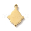 Ion Plating 304 Stainless Steel Pendants STAS-H165-25G-3