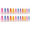 ABS Plastic Full Cover Press On False Nails DIY-CJC0006-14-3