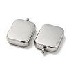 Non-Tarnish 304 Stainless Steel Pendants STAS-L022-021P-2