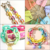 SOFPLATE 400Pcs 10 Colors Acrylic Linking Rings MACR-SP0001-42-6