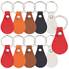 SUNNYCLUE 5 Colors Alloy Blanks Keychains KEYC-SC0001-28-1