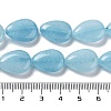 Natural Quartz Imitation Aquamarine Beads Strands G-P528-L09-01-5
