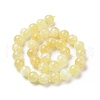 Natural Yellow Selenite Beads Strands G-N328-025E-03-3