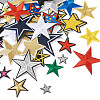 Star Computerized Embroidery Polyester Iron On Patches PATC-TAC0001-02-3