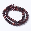 Imitation Burmese Wood Beads Strands WOOD-J001-03-8mm-1-2
