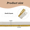 Polyester Cord for Quilt Set with Pillow Trim OCOR-WH0091-73A-2