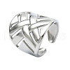 304 Stainless Steel Cuff Rings RJEW-M019-03P-1