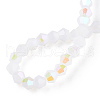 Imitation Jade Electroplate Glass Beads Strands EGLA-A039-J2mm-L06-4