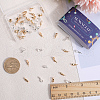 SUNNYCLUE 60Pcs 2 Style Brass Cup Peg Bails KK-SC0004-14-3