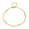 304 Stainless Steel Rolo Chain Bracelets for Women BJEW-C094-09G-4
