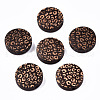 Painted Natural Wood Beads X-WOOD-T021-49A-07-1