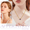 SUNNYCLUE 100Pcs Glass Imitation Austrian Crystal Beads Pendants FIND-SC0010-99-5