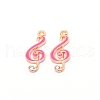 Alloy Enamel Pendants ENAM-WH0049-25G-05-1
