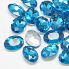 Pointed Back Glass Rhinestone Cabochons RGLA-T080-6x8mm-12-1