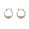 Moon Alloy Hoop Earrings FS-WG73DC3-02-3