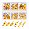  120Pcs 6 Styles Brass Screw Clasps KK-PH0010-75-7