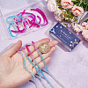 SUNNYCLUE 10 Strands Transparent Gradient Color Glass Beads Strands GLAA-SC0002-04F-3