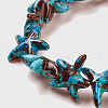 Synthetic Turquoise Dyed Beads Strands G-P507-04Q-3