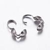 Tarnish Resistant 304 Stainless Steel Smooth Surface Bead Tips STAS-P161-19-1