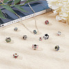 SUNNYCLUE Antique Silver Plated Alloy European Beads MPDL-SC0001-01-5