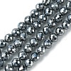 Terahertz Stone Beads Strands G-F748-Q01-1