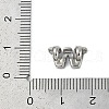 304 Stainless Steel Beads STAS-F310-21P-W-3