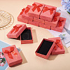 Rectangle Paper Jewelry Set Storage Gift Boxes with Bowknot CON-TAC0014-12D-4