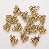 Tibetan Style Alloy 3D Cherry Charms TIBEP-23493-AG-RS-1