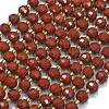 Natural Red Jasper Beads Strands G-K389-E76-01-1