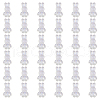 SUPERFINDINGS 60Pcs Transparent Acrylic Beads OACR-FH0001-053-1