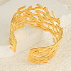 Hollow-out 304 Stainless Steel Cuff Bangles QA6075-2-3