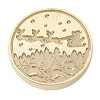 Christmas Series Wax Seal Brass Stamp Head AJEW-M037-01G-06-2