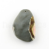 Nuggets Natural Ocean Jasper Pendants G-R275-166-3