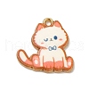 Printed Alloy Pendants ENAM-A143-05LG-02-1