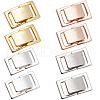 SUNNYCLUE 8 Sets 4 Colors  Brass Fold Over Clasps KK-SC0005-45B-1